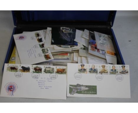 APPROXIMATELY 100 FIRST DAY COVERS. together with a quantity of loose stamps and ephemera