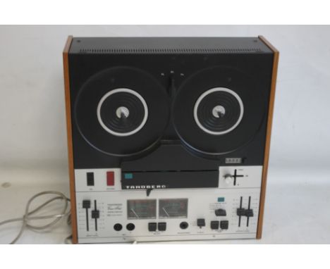 A TANDBERG 3600-XD REEL TO REEL TAPE RECORDER, in original box with booklet