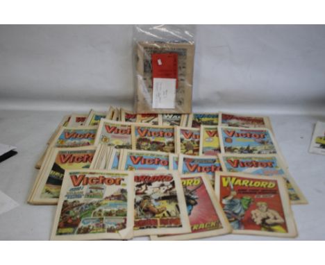 FILM FUN COMICS 1935 - 1944 (35) together with 'Victor' 1984-1985 (41) and 'Warlord' 1984-1985 (25)Condition Report:Film Fun 