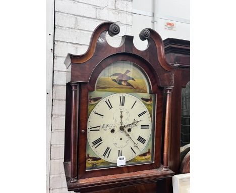 A Victorian mahogany eight day longcase clock, marked Fraser of Dunkeld, height 210cm