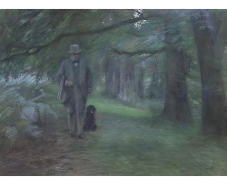 Emmeline Deane (1858-1944), pastel, Portrait of Percy Charles Wyndham, signed and dated 1907, 44 x 60cm