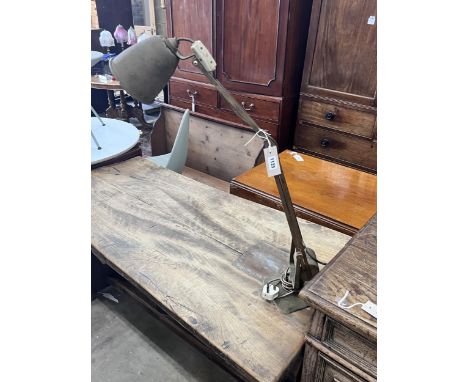 A 1950's Hadrill and Horstmann counter poise 'roller' lamp