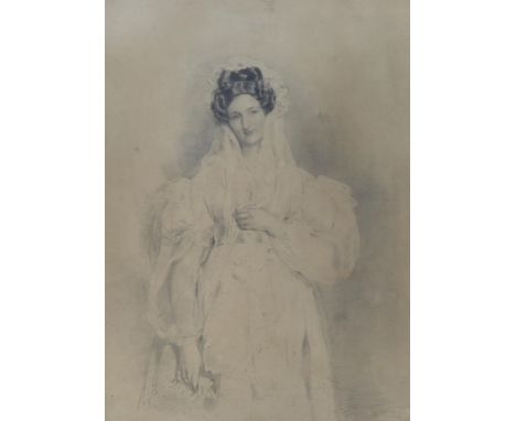 Sir William Charles Ross (1794-1860), lithograph, Portrait of Mary Ann, Countess of Seafield, Wife of the 6th Earl of Seafiel
