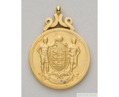 Gold 1992-93 Arsenal F.A.Cup Winners medal awarded to David Dein MBE obverse with FA crest, reverse lettered THE FOOTBALL ASS