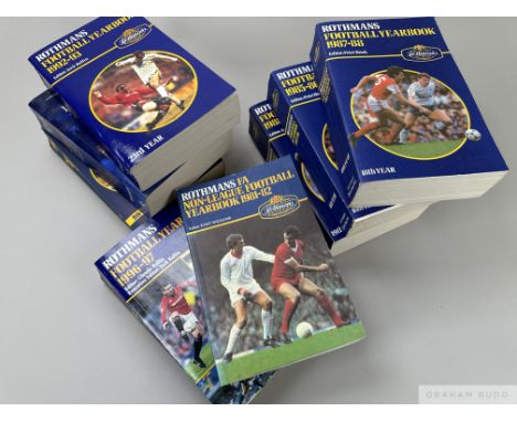 Collection of football books, magazines and other publications, books including Book of Football 1905-06, bound without origi