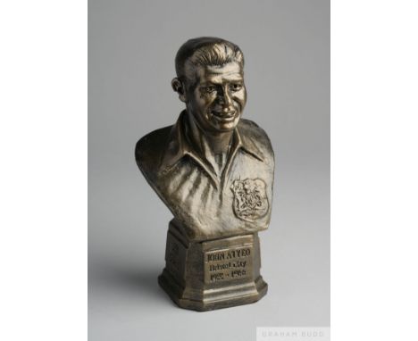 Tom Murphy (British, b.1949), John Atyeo small bust maquette, hollow bronzed resin, edition 1 of 5, modelled as a bust and in