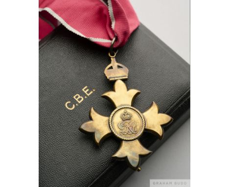 Billy Wright's, CBE Commander Of The Order Of The British Empire medal inscribed For God and The Empire, the reverse Royal Cy