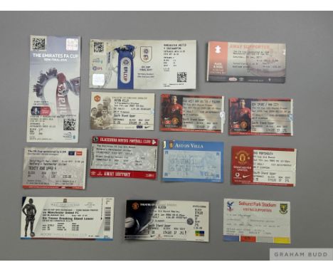 An unused Manchester United v. Southampton F.A.Cup 6th round replay match ticket, 16th March 2005 the ticket was issued in ca