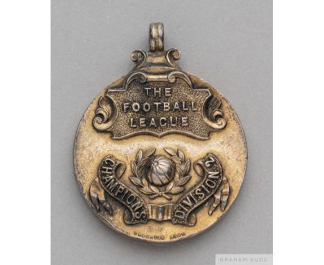 Frank Mitchell silver-gilt Division 2 League Championship winners medal, 1947-48 the obverse inscribed THE FOOTBALL LEAGUE CH