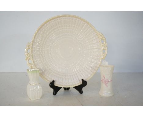 3 Pieces of Belleek pottery 