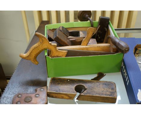 Collection of hand working tools