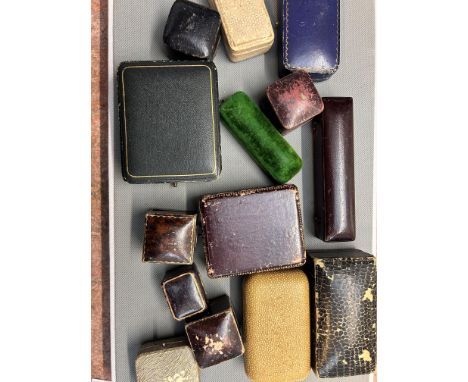 Collection of vintage jewellery boxes