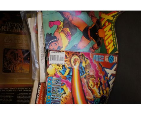 Large collection of unsorted vintage comics - majority Marvel 