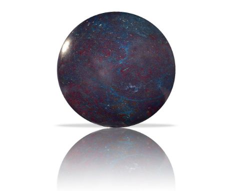 Minerals: A large ruby in kyanite sphere  India 23cm diameter