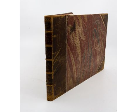Nuova Collezione di Vedute di Roma, c.1820, comprising etched architectural views after Piranesi and others, plus two folding