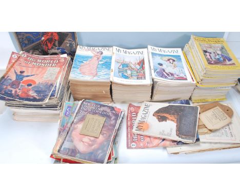 A mixed collection of vintage 20th Century magazines / ephemera to include a selection of 'The World Of Wonder Magazines', mu
