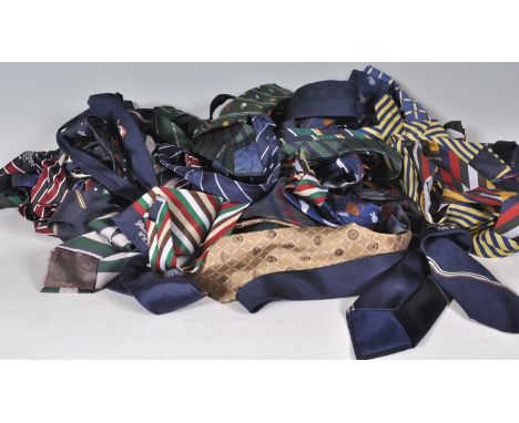 Cricket Sporting Interest - A good collection of vintage 20th Century cricket ties of varying patterns and designs, with many