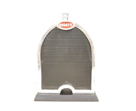 Bugatti style radiator on base (metal) display piece 