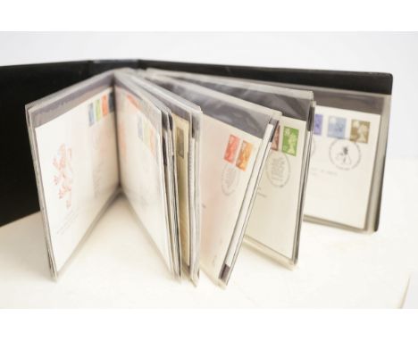 Collection of first day covers - English, Welsh & Scottish 