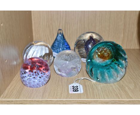 SIX CAITHNESS PAPERWEIGHTS, comprising limited edition Stratosphere, numbered 68/75 (small chip, a few tiny fleabites), a lim