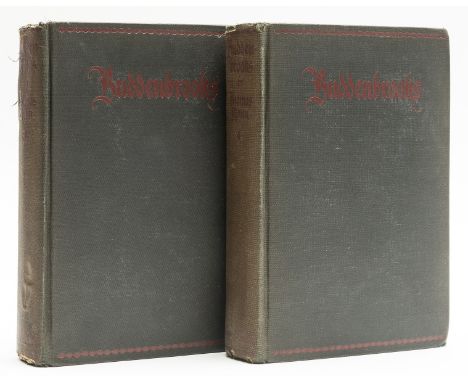 NO RESERVE Mann (Thomas) Buddenbrooks, 2 vol., first American edition, decorative endpapers, ink ownership inscriptions to ha