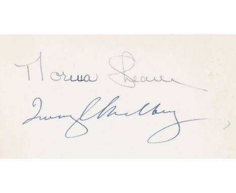 Thalberg (Irving) and Norma Sheera.- Shakespeare (William) Romeo and Juliet. A Motion Picture Edition, signed by Irving Thalb