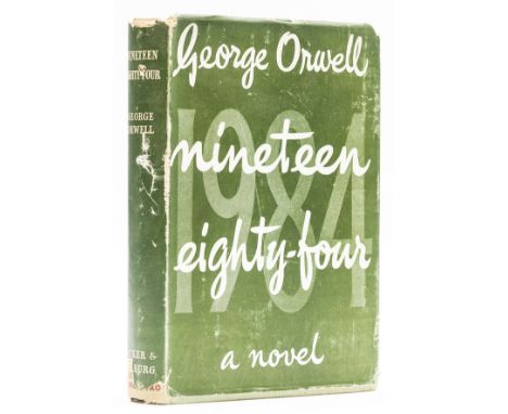 Orwell (George) Nineteen Eighty-Four, reprint, original cloth, light fading to spine, dust-jacket, spine ends and corners chi