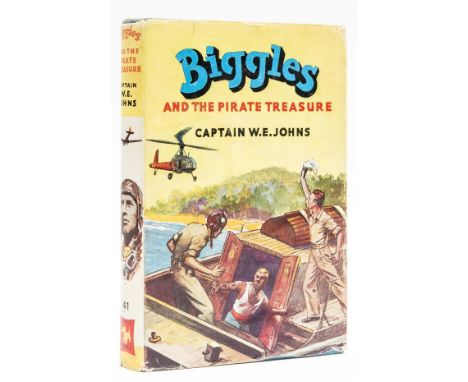 NO RESERVE Johns (Capt. W.E.) Biggles and the Pirate Treasure, first edition, signed by the author with accompanying pencil n