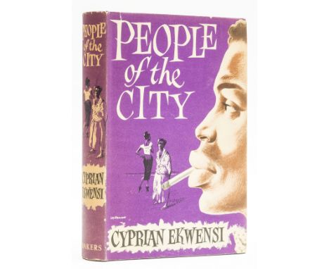 Ekwensi (Cyprian) People of the City, first edition, neat ink ownership inscription, original boards, dust-jacket, light brow