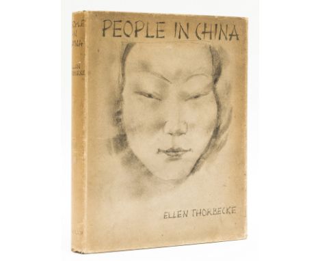 Thorbecke (Ellen) People in China, first edition, 32 mounted photographic plates, some foxing, half-title browned, original c