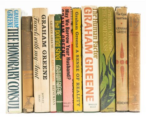 Greene (Graham) 19 Stories, browning to endpapers, jacket browned, spine ends and corners chipped, some splitting to fore-edg