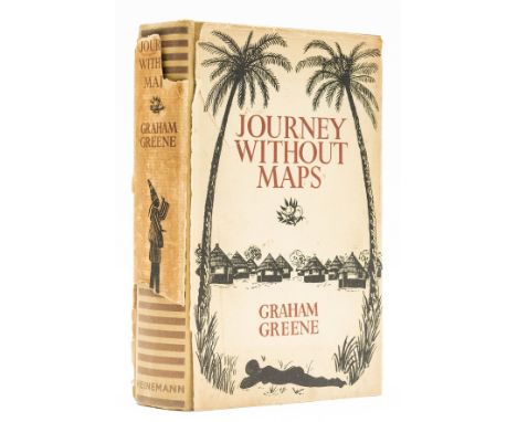 Greene (Graham) Journey Without Maps, first edition, frontispiece and 30 photographic plates, pictorial endpapers, original c