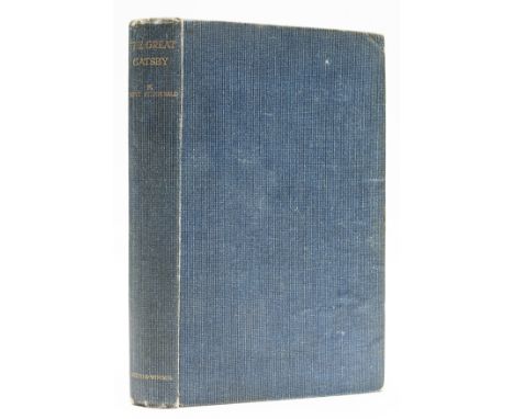 Fitzgerald (F. Scott) The Great Gatsby, first English edition, some occasional light marginal finger-soiling, ink ownership i