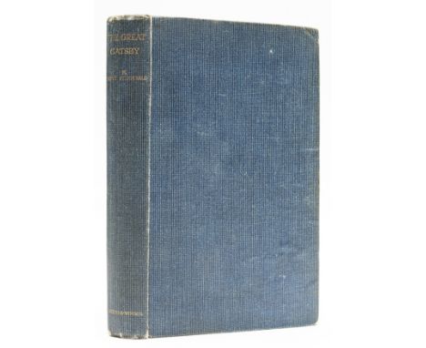 Fitzgerald (F. Scott) The Great Gatsby, first English edition, some occasional light marginal finger-soiling, ink ownership i