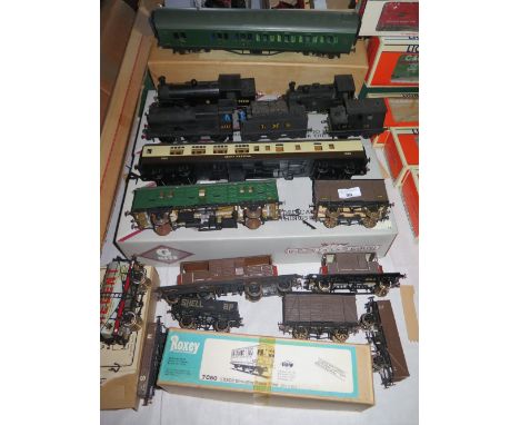 A Collection of Bachmann, Westdale, Roxey and other G Scale Engines, Carriages and Rolling Stock