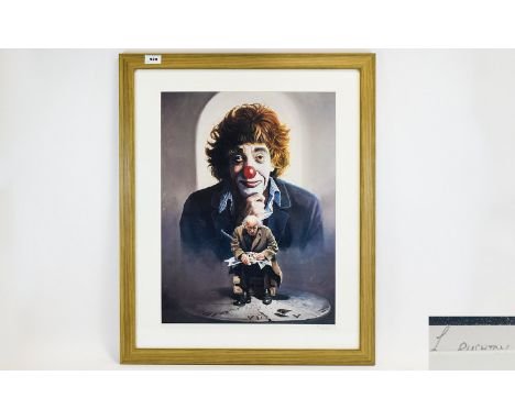 Lawrence Rushton - 1919 - 1994 Ltd Edition Artist Signed Colour Print, Titled ' Reflections ' Ltd to 850 Copies. Published In