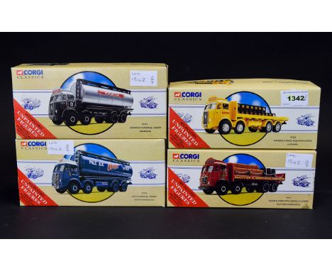 Corgi Classics Vehicles ( 4 ) In Total. Comprises 1/ 97334 Atkinson 8 Wheel Rigid with Crates Lucozade Diecast Model. 2/ 9731