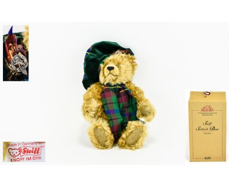 Steiff Special Edition Scottish Bear A Limited edition of only 3000 pieces, complete with original box and certificate. Compr