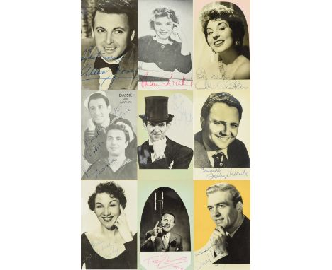 A Vintage Autograph Book, Containing Signed Black and White Photos + Autographs From The 1940's / 1950's. Includes Film Stars