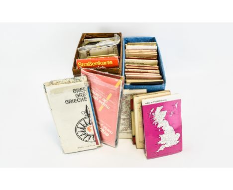 Collection of 1960's Ordnance Survey Maps including Preston, Lancaster and Kendal, Leeds and Bradford, Keswick, Penrith, Isle
