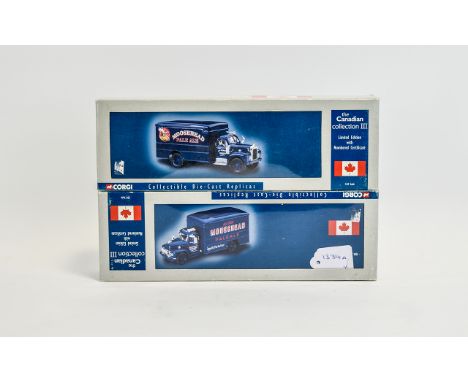 Corgi - The Canadian Collection III Limited Edition with Numbered Certificate, 1;50 Scale - Diamond T620 Box Van Moosehead To