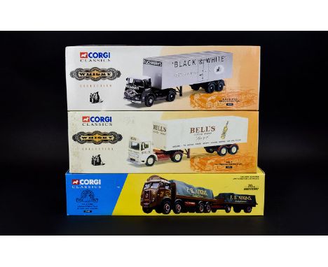 Corgi Classics Ltd and Numbered Edition Scale 1.50 Diecast Models for Adults ( 3 ) Three In Total. Comprises 1/ F.B. Atkinson