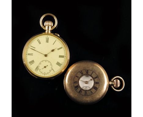 A Swiss 18k keyless lever watch signed, J.W. Benson, 62 & 64 Ludgate Hill, London, Swiss made, Watch Maker by Warrants to the