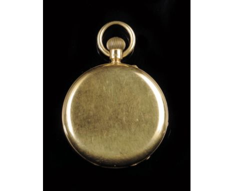 An 18ct gold hunting cased keyless lever watch, the three-quarter plate movement signed Thos. Sly, Salisbury, no. 242020, whi