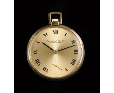 International Watch Co. An 18k gold dress watch, champagne dial signed International Watch Co, Schaffhausen, the fully signed