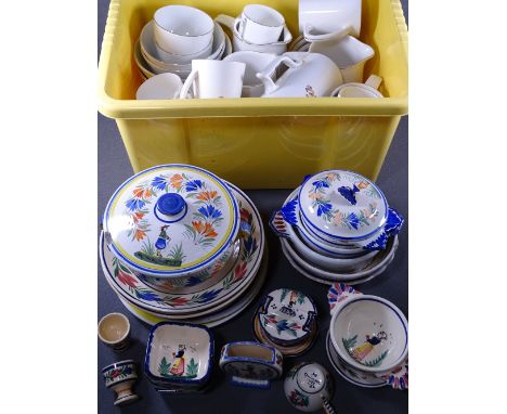 LLANRWST CHAPEL CHINAWARE and Quimper pottery collection