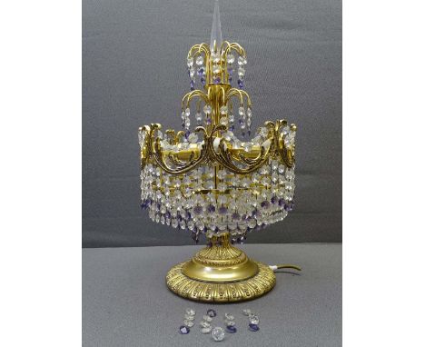 FANCY LUSTRE TABLE LAMP