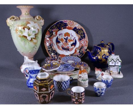 MIXED POTTERY &amp; PORCELAIN, Makers include Coalport, Masons, Worcester and Royal Crown Derby ETC