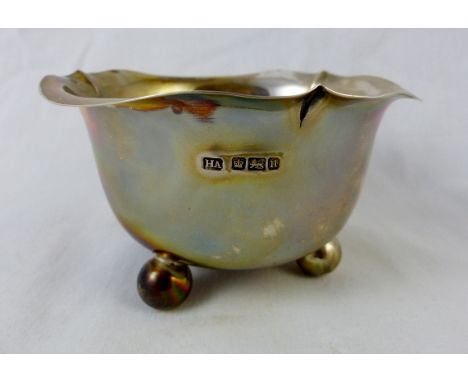 Silver sugar bowl, Sheffield 1905, 107g