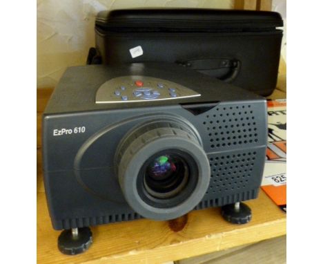 CTX LCD projector model; EzPro 610 in case